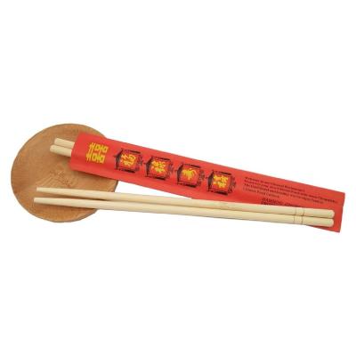 China Disposable Personalized Round Bamboo Chopsticks for Wedding Favors for sale