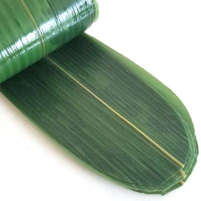 China Natural Wild Bamboo Leaves Decorations for Japanese Sushi Roller Plates for sale