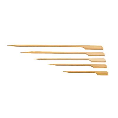 China Paddle Wooden Sticks BBQ Bamboo Skewers for Outdoor Grilling for sale