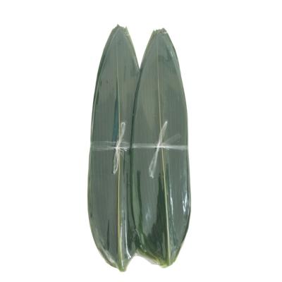 China Big Size Food Safe Green Bamboo Leaf For Sushi / Zongzi for sale