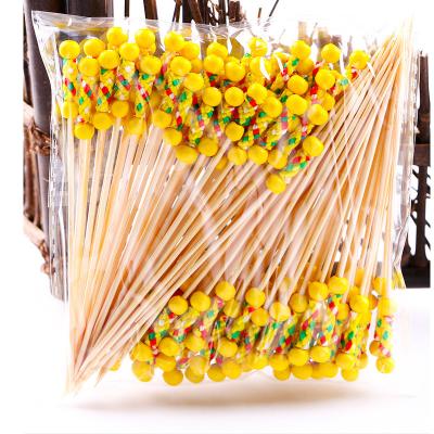 China Palillos de bambú disponibles del OEM para la fruta/el sushi/el bocadillo en venta