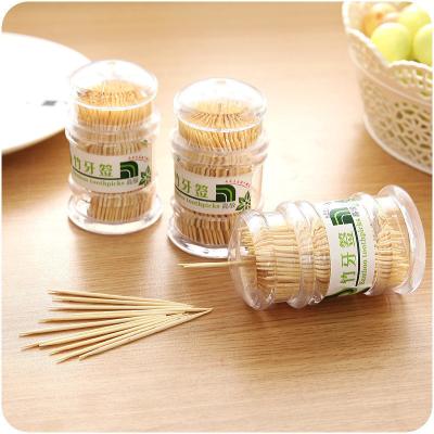 China La caja individual de los palillos de bambú biodegradables embaló en venta