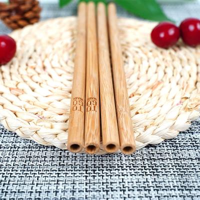 China 100% Natural Organic Drinking Bamboo Straw Bar Accessories Biodegradable for sale