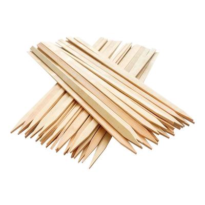 China Bamboo Skewer Flat Shape Bbq Skewer Disposable Healthy BBQ Sticks for sale