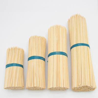 China Easily Cleaned Flexible Round Bamboo Sticks For Barbecue for sale