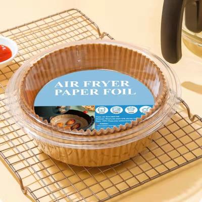 50pcs/100pcs Air Fryer Disposable Paper Liners 5-8 Inches, Non