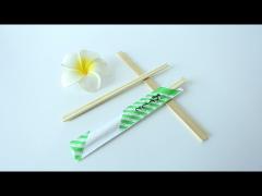 Custom Printed Chinese Wholesale 21cm Disposable Bamboo Chopsticks in Paper Sleeve