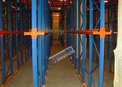 China Heavy Load Drive In Racking , Galvanised Pallet Racking Storage Drive Through Racks for sale