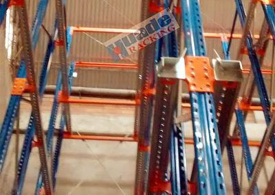 China Dairy Industry High Density Drive In Racking Channel Type 2000 Kg Max Capacity for sale
