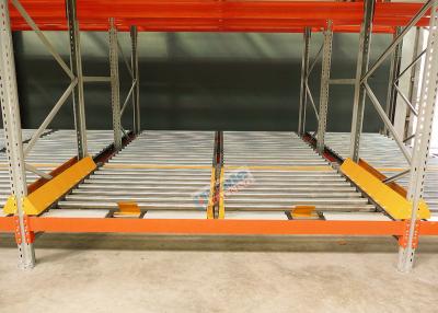China High Density Storage Racks Pallet Flow Rack System For Logistics Distribution Centers for sale