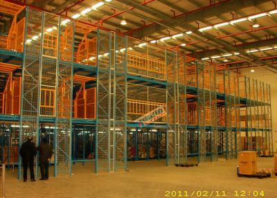Chine 200 kilogrammes par plate-forme à plusieurs niveaux de stockage de mezzanine de système de défilement ligne par ligne de Sqm pour la société de meubles à vendre