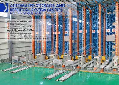 China High Density Automated Storage And Retrieval System Unit Goods Type With Stacker Crane for sale