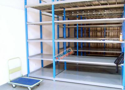 China Medium Weight Long Span Shelving / Boltless Steel Shelving Without Pallet for sale