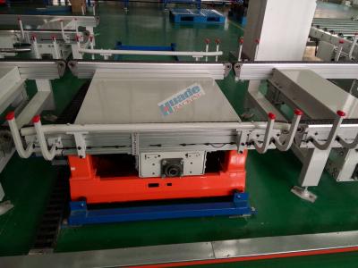 China Fine Machining Galvanization Mobile Roller Conveyor System 45mm Jacking Height for sale