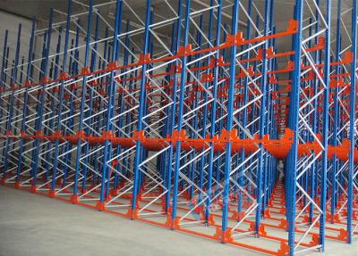 China Q235 Q345 Steel Pallet Racks Radio Shuttle Racking Optimizing Space Networking Control for sale