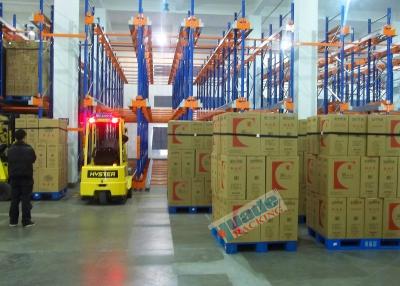 China Warehouse Automated Radio Shuttle Racking Cold Supply Chain Pallet Shuttle System for sale