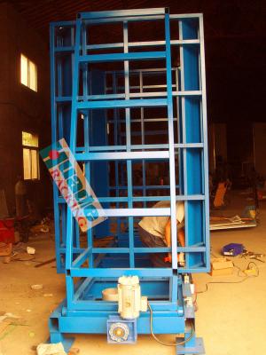 China Warehouses Automated Self Storage Systems Blue Pallet Tidier Pallet Fetcher for sale