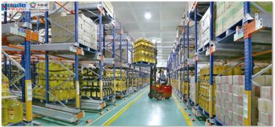 Chine Couleur adaptée aux besoins du client à haute densité de grande capacité de système d'entreposage au froid d'entrepôt à vendre