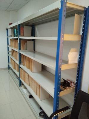 China 55 Profile 400kg Capacity 50mm Pitch Q235  Longspan Racking System for sale