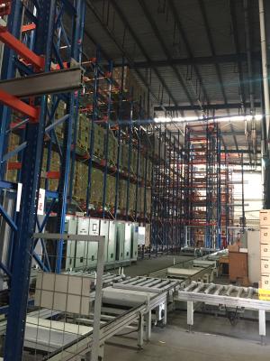 China Warehouse ASRS Automated Storage Retrieval System 4 Way Shuttle for sale