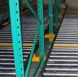 China Q235B Logistic Flow Through Pallet Racking Easy Intall for sale