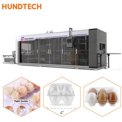 China PP PS Egg Tray Making Machine Vacuum Forming Equipment 35 Shot/Min for sale