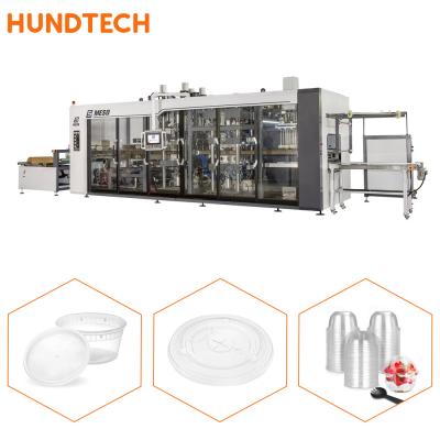 China Biodegradação plástica hidráulica da máquina de Thermoforming do potenciômetro de 4 colunas à venda
