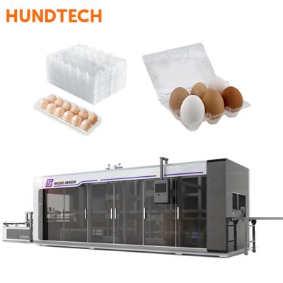 China PET 0.15mm Plastic Tray Thermoforming Machine Automatic Multiplication for sale
