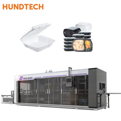 China Eps Foam Hips Plastic Container Vacuum Forming Machine Fast Food Box for sale