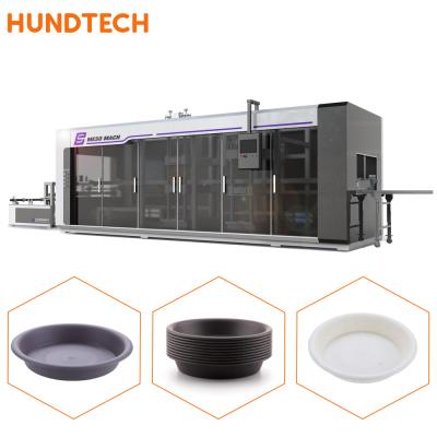 China Disposable Food Tray Lid Pressure Thermoforming Machine 600mm Width for sale