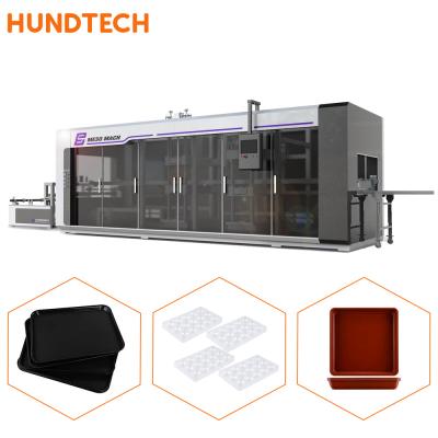 China Degradable Pressure Thermoforming Machine For Beverage Shops for sale
