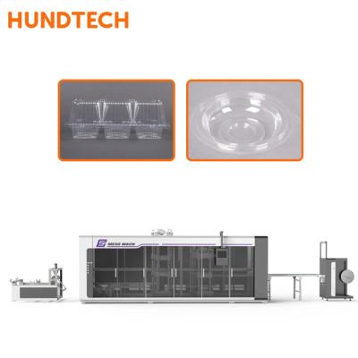 China High Speed PLC Thermoforming Packaging Machine Vacuum Mould 152kw Heating for sale