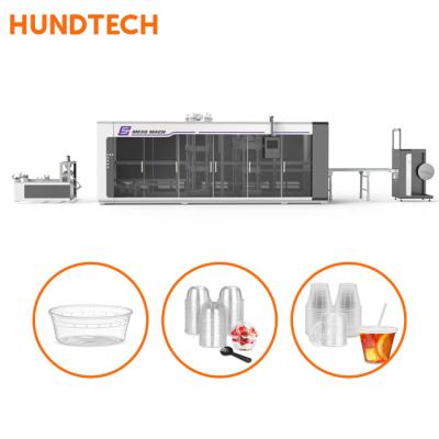 China PP PS PE Plastic Industrial Thermoforming Machine Vacuum Thermoformer for sale