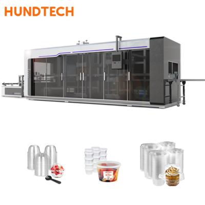 China Milk Cup PET Disposable Hot Forming Machine Low Noice 11T 25Cycles/Min for sale
