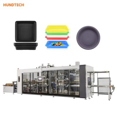 China Eco Egg Tray Forming Machine Vacuum Thermoforming Equipment 7.5KW Servo for sale