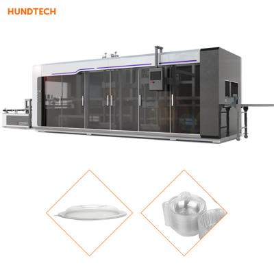 China 0.15mm Disposable Making Cup Lid Forming Machine 7.5KW Diaphragm Servo for sale