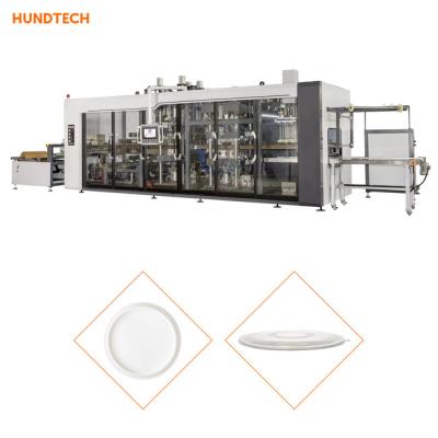 China Water Cup PE PET Lid Making Machine Thermoforming Vacuum Packaging Full Servo for sale