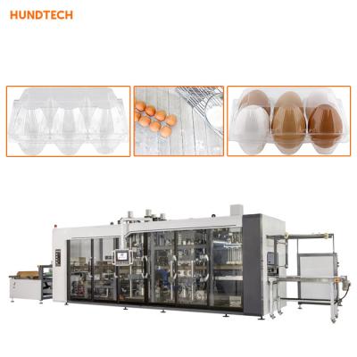 China PE Disposable Egg Tray Making Machine Thermoforming Maker 12X2.7X2.4m for sale