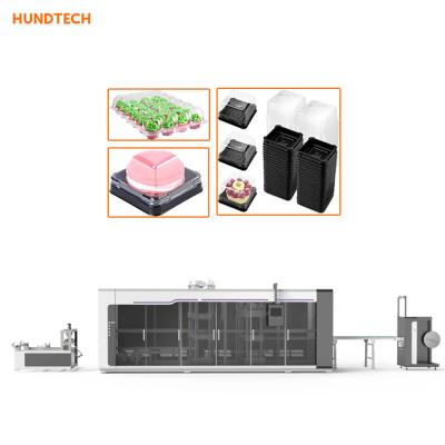China PP PE PET HIPS Cake Box Manufacturing Machine 152kw 720mm Length for sale