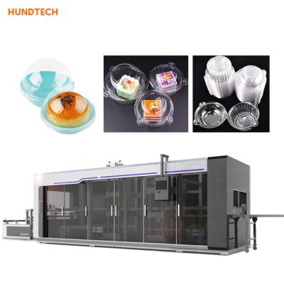 China 4.5KW automatic dissolvable material cake packing box thermoforming machine for sale