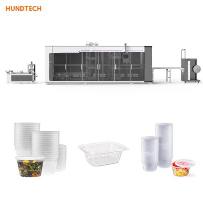 China Banquets Plastic Bowl Making Machine Disposable Biodegradation Robot 120KW for sale
