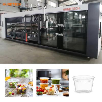 China HIPS Round Clear Dessert Plastic Bowl Making Machine Disposable 12X2.7X2.4m for sale
