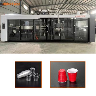 China 2.7m Ice Cream Multistation Disposable Cup Making Machine Vacuum Forming HIPS PS for sale