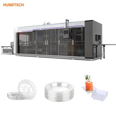 China Restaurant Meal Disposable Plates Machine Hydraulic Thermoforming Machinery 120KW for sale