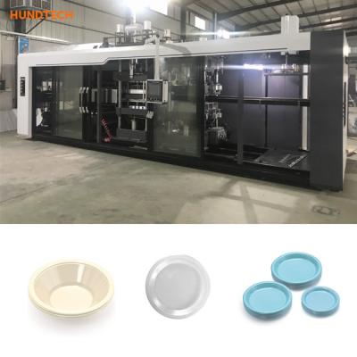 China Dinner 120mm PET Plate Making Machine Vacuum Forming 0.15mm Thickness for sale