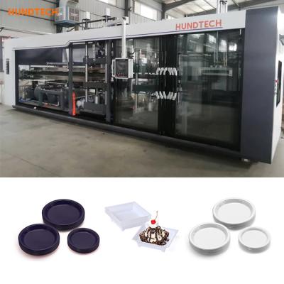 China Premium Hard Making Party Plate Thermoforming Machine 25Cycles/Min 120KW for sale