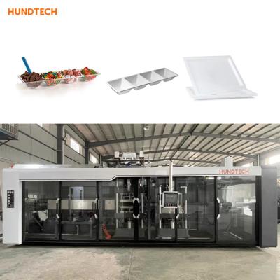 China HIPS Eps Foam Automatic Tray Former 120mm Vacuum Thermoforming Machine for sale