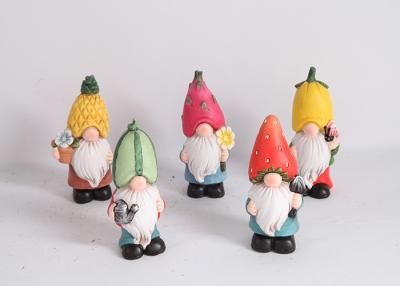 China Gnome Pottery Garden Ornaments Multiple Ceramic Garden Statues Lifelike for sale