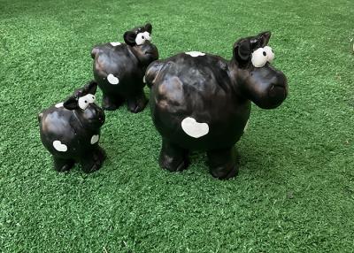 China Handmade Ceramic Pottery Sheep Garden Ornaments In Different Sizes for sale
