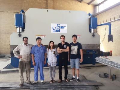 China Máquina de dobra de 400 toneladas do freio da imprensa hidráulica da tubulação da placa com 3.2m/4m/5m/6m à venda